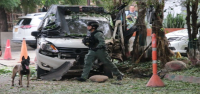 Un atentado con bomba cerca de la frontera de Colombia con Venezuela deja al menos 4 policías heridos.