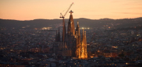 El papa León XIV visita monumentos religiosos de Barcelona en el centenario de la muerte de Gaudí