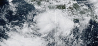 La tormenta tropical Simon se forma en el océano Pacífico frente a la costa suroeste de México.