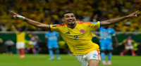 Daniel Muñoz anota y Colombia vence 1-0 al Congo para avanzar a dieciseisavos en el Mundial