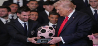 Lionel Messi y el Inter de Miami fueron agasajados por el presidente Donald Trump en la Casa Blanca por el título de la Copa MLS.