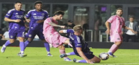 Lionel Messi anotó dos veces y el Inter Miami venció al Orlando City por 3-1 en las semifinales de la Leagues Cup.