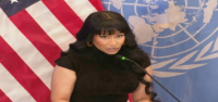 La rapera Nicki Minaj pide protección para los cristianos en Nigeria durante un evento de la ONU.